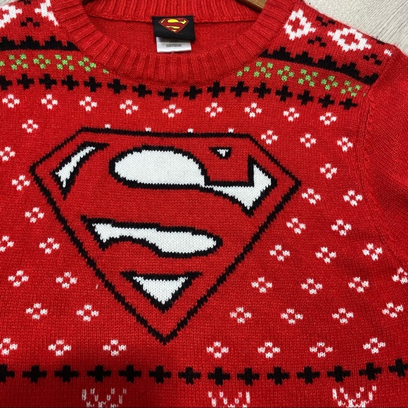 SUPERMAN “Ugly” Christmas Sweater - S/P - Picture 5 of 8